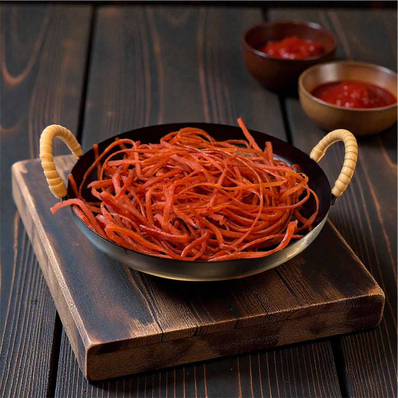 Сушеные соломинки лосося